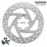 Disco Travão 140mm 6 Furos Redondo